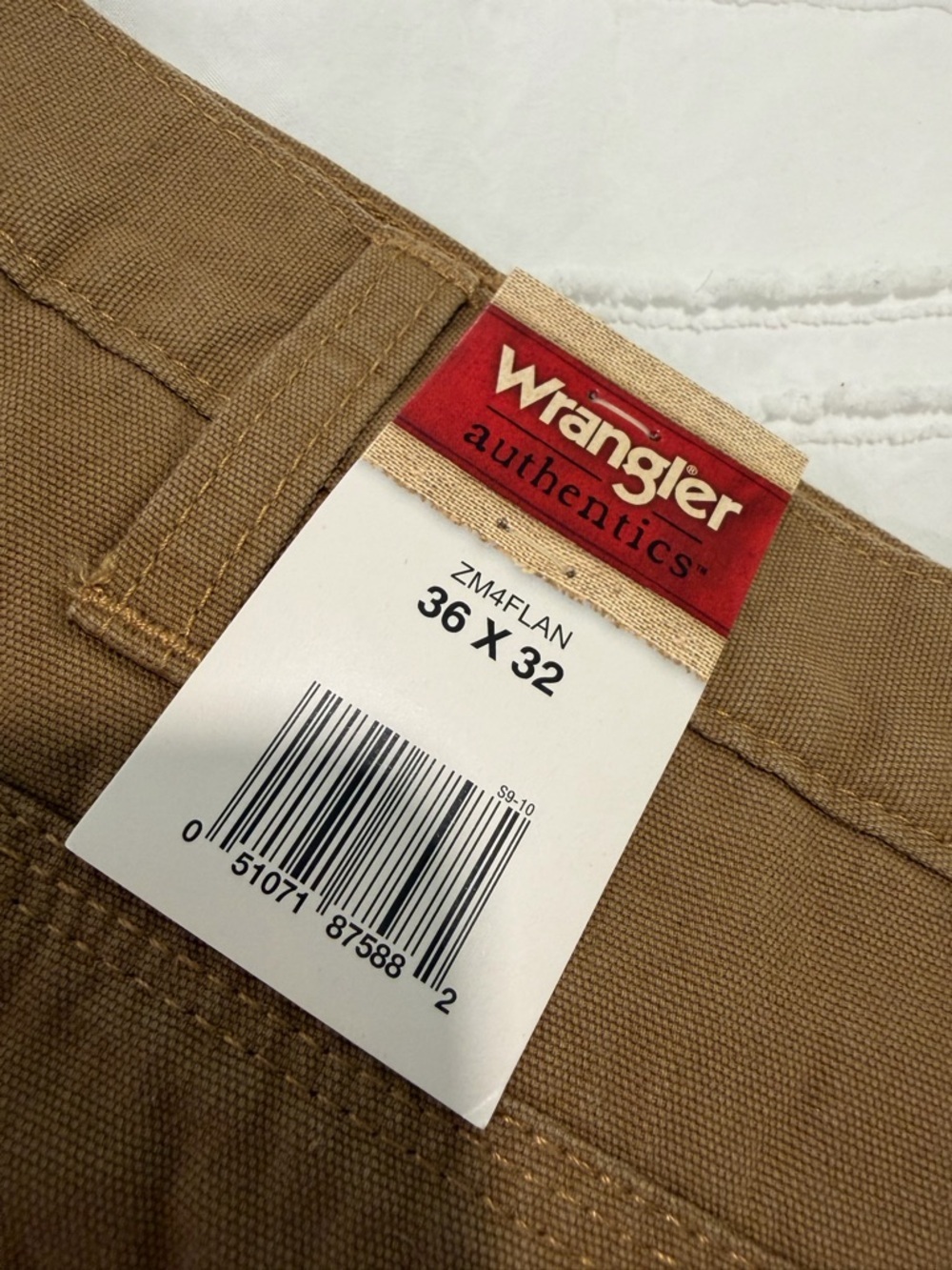 Wrangler Tan Work Chinos with Reinforced Pockets - Picture 3 of 5